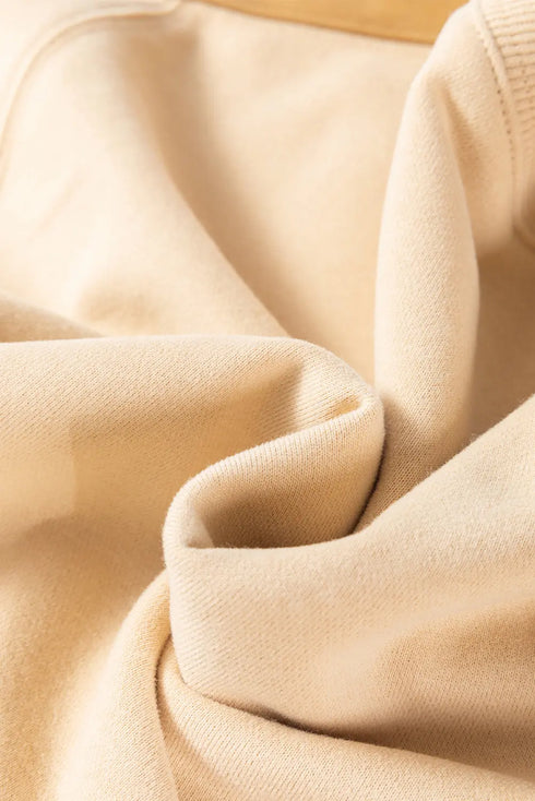 'Stellarae' Striped Long Sleeve Beige Sweater - Celes Fashion